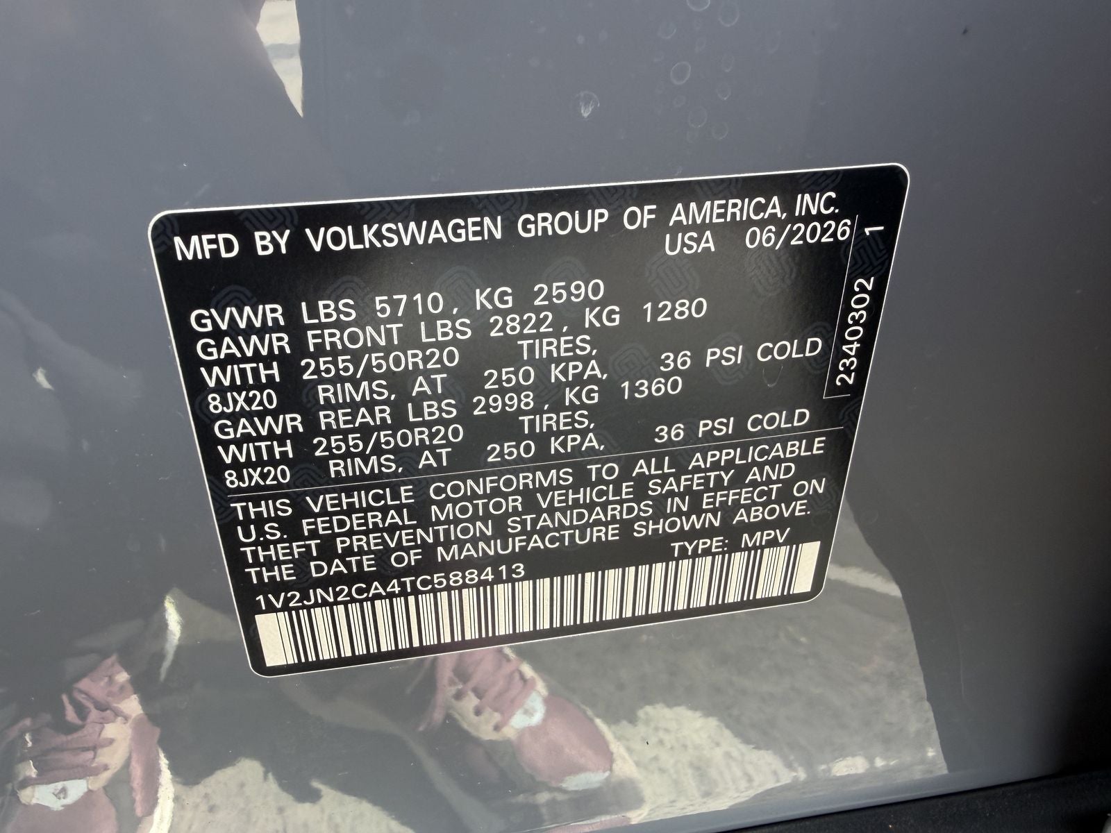 2026 Volkswagen Atlas 2.0T SE W/TECHNOLOGY