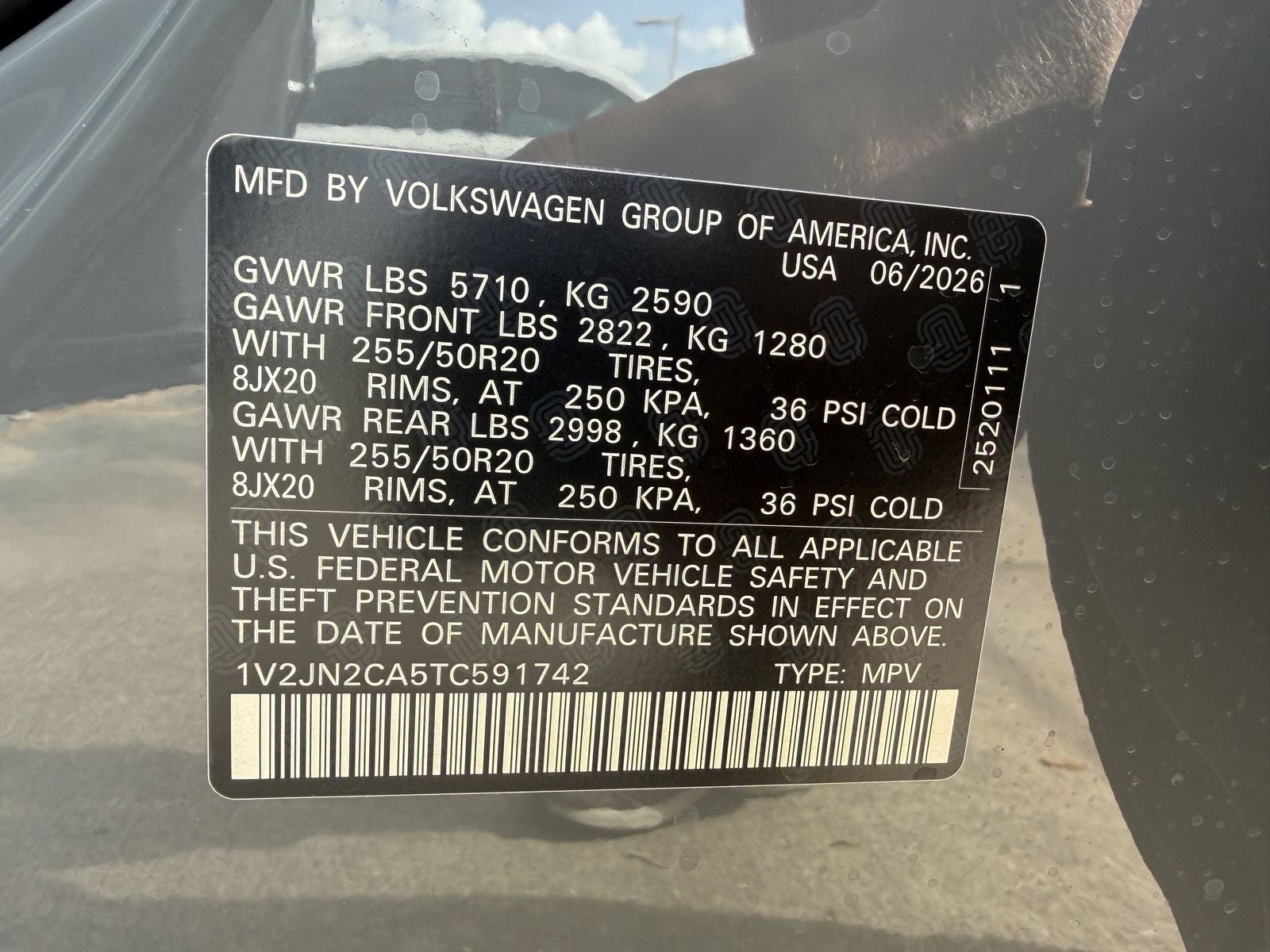 2026 Volkswagen Atlas 2.0T SE W/TECHNOLOGY