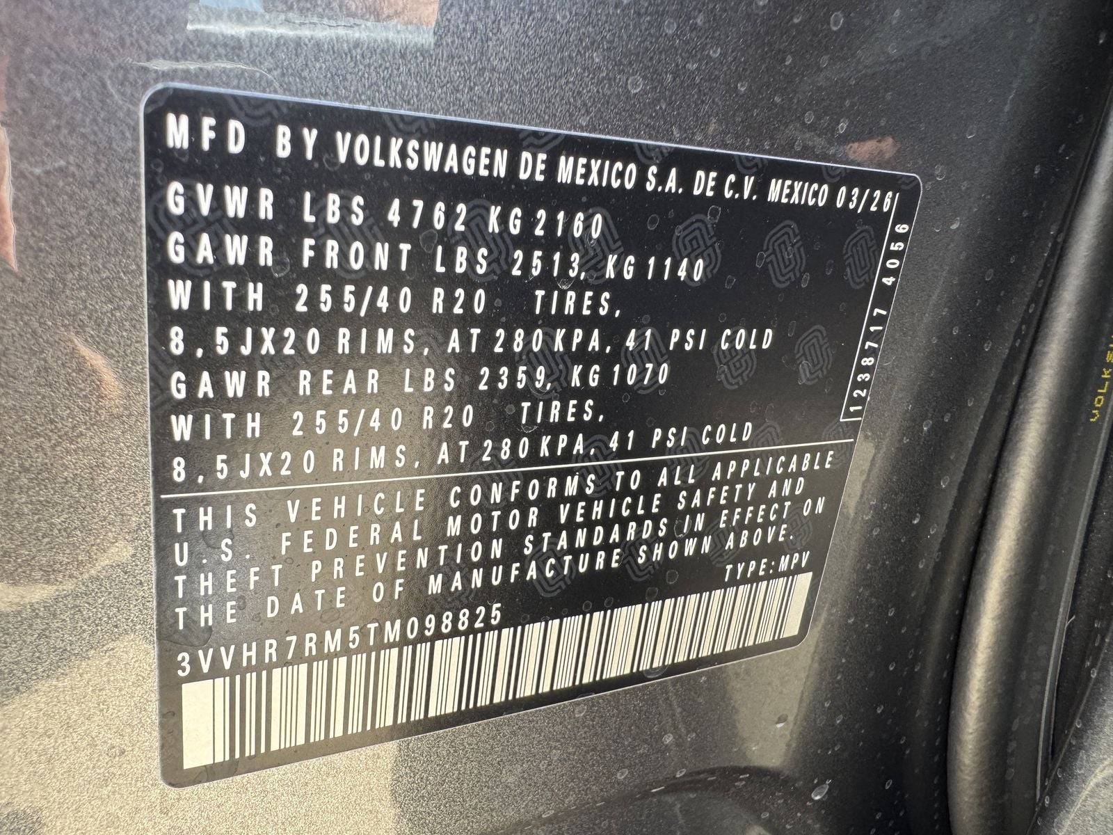 2026 Volkswagen Tiguan 2.0T SE R-Line Black