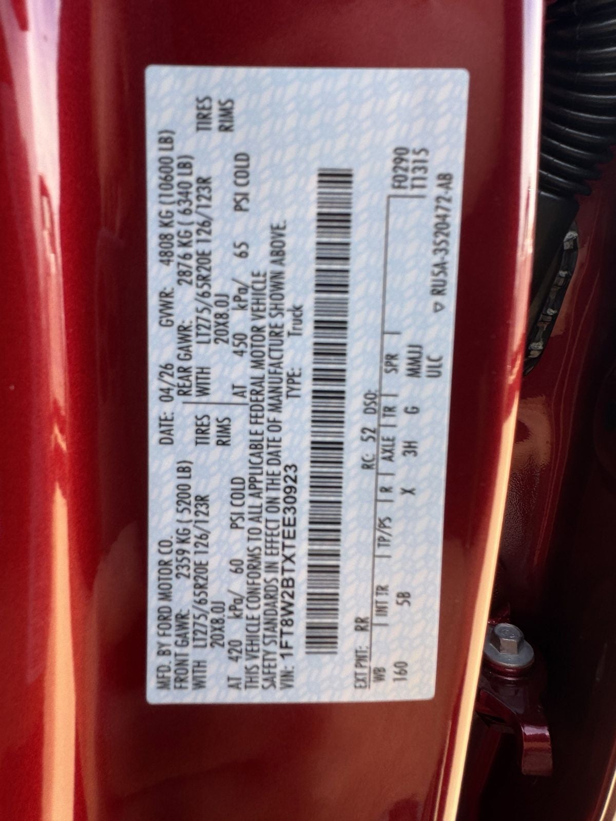 2026 Ford F-250SD F-250® Lariat®
