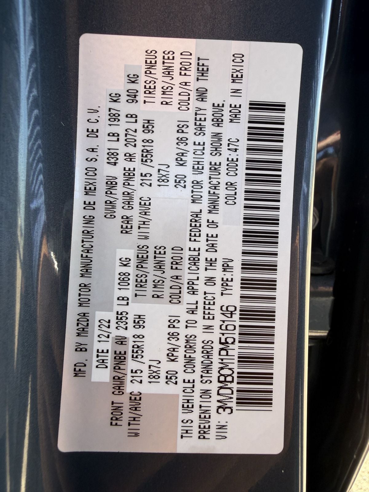 2023 Mazda Mazda CX-30 2.5 S Carbon Edition